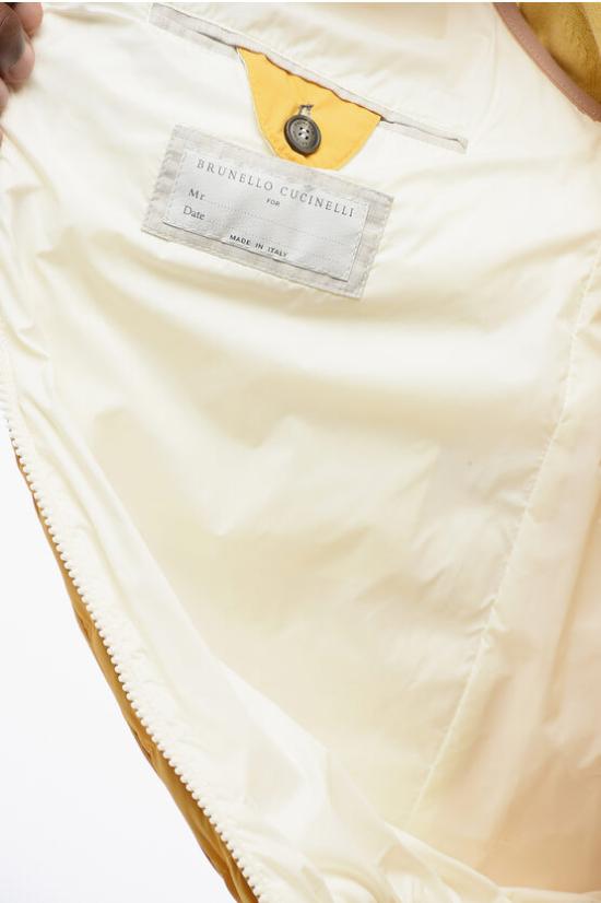  브루넬로 쿠치넬리 숏패딩 MM4031913 TM403 CSM61 Yellow - BRUNELLO CUCINELLI