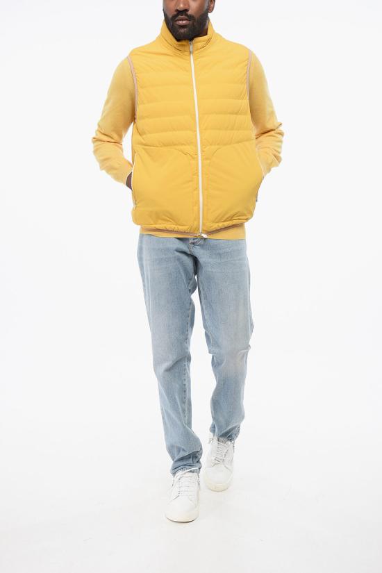  브루넬로 쿠치넬리 숏패딩 MM4031913 TM403 CSM61 Yellow - BRUNELLO CUCINELLI