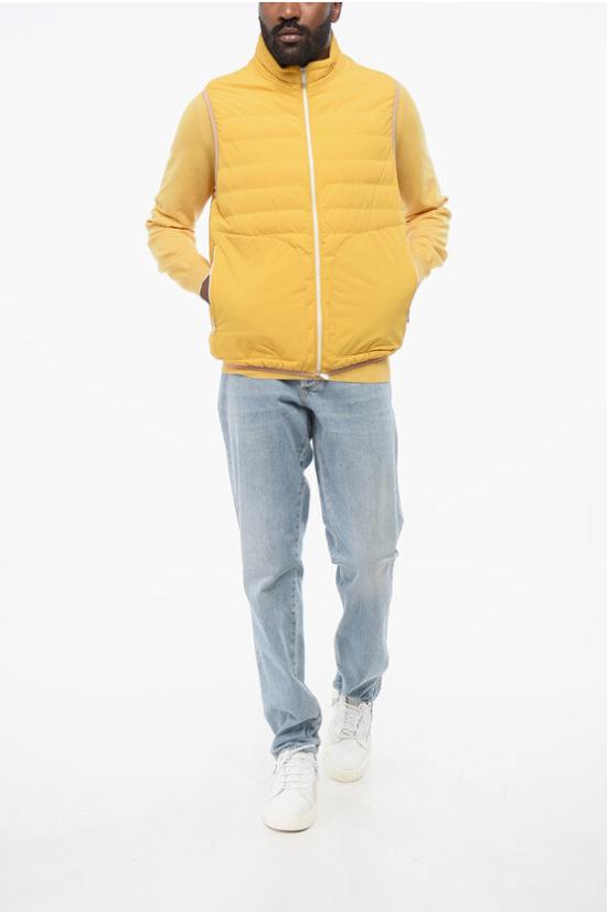  브루넬로 쿠치넬리 숏패딩 MM4031913 TM403 CSM61 Yellow - BRUNELLO CUCINELLI