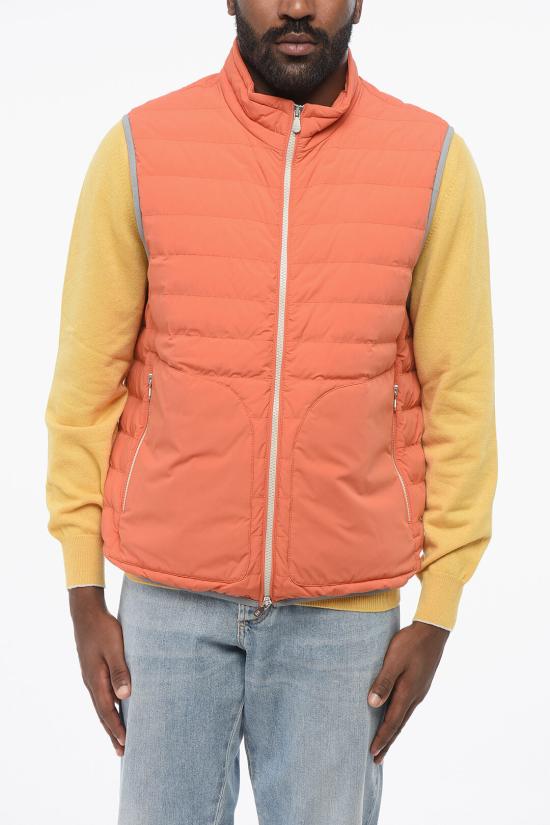  브루넬로 쿠치넬리 패딩 조끼 MM4031913 TM403 CNI75 Orange