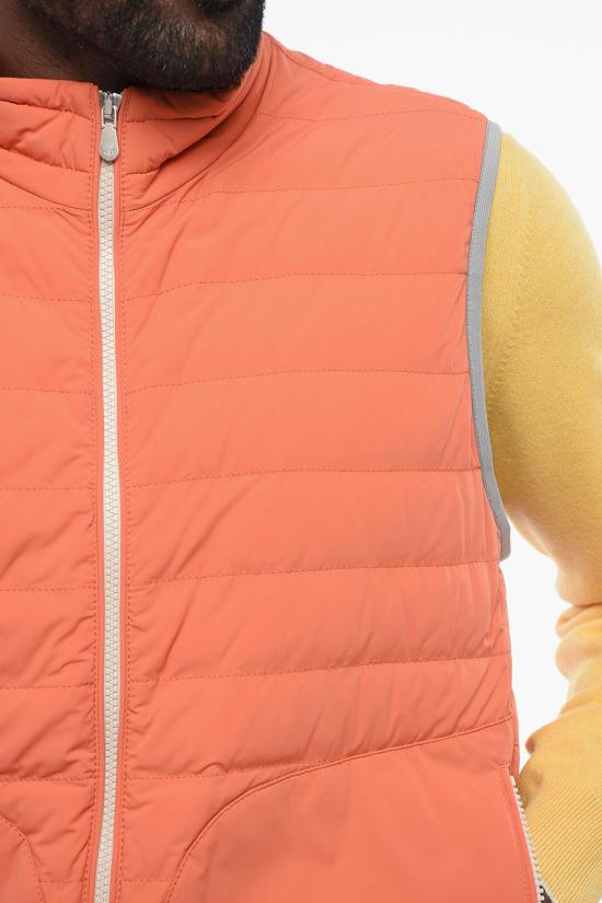  브루넬로 쿠치넬리 패딩 조끼 MM4031913 TM403 CNI75 Orange - BRUNELLO CUCINELLI