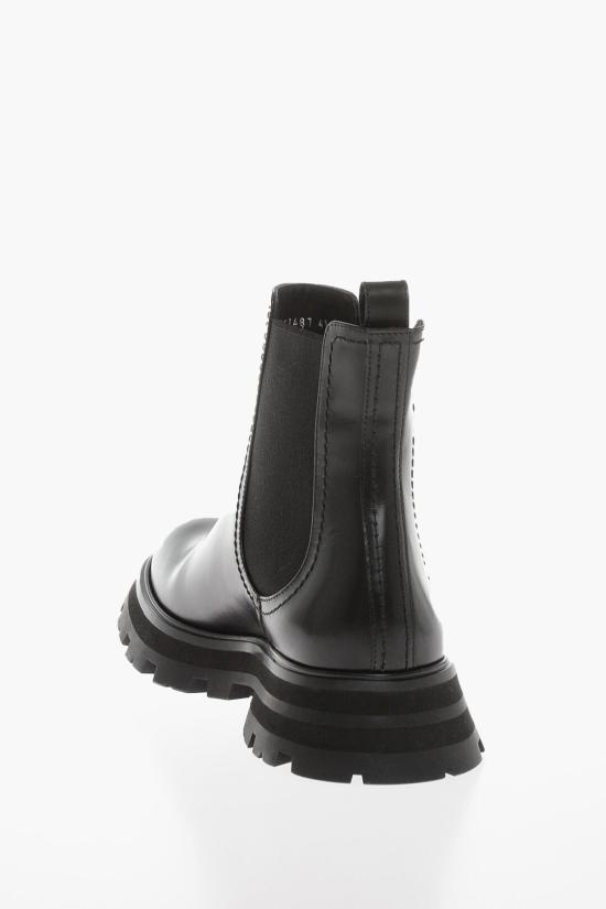  알렉산더 맥퀸 부츠 757487 WIDU1 1000 Black - ALEXANDER MCQUEEN