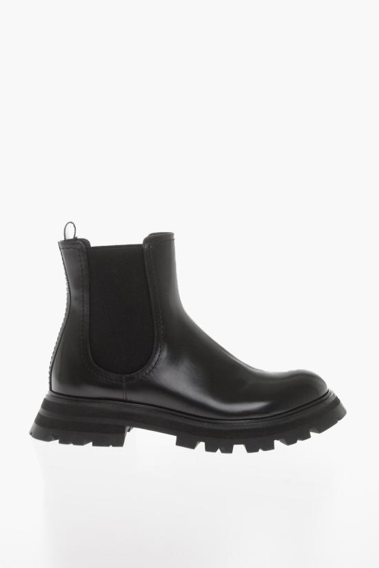  알렉산더 맥퀸 부츠 757487 WIDU1 1000 Black - ALEXANDER MCQUEEN
