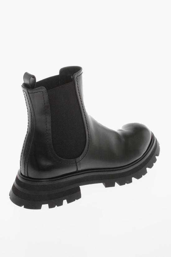  알렉산더 맥퀸 부츠 757487 WIDU1 1000 Black - ALEXANDER MCQUEEN