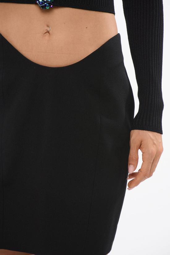  발망 숏 스커트 XF0LB394WB050PA Black - BALMAIN