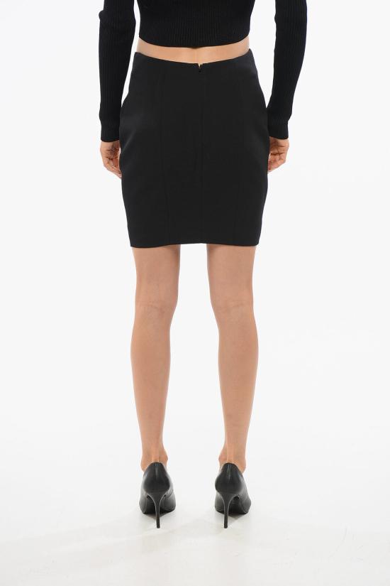  발망 숏 스커트 XF0LB394WB050PA Black - BALMAIN