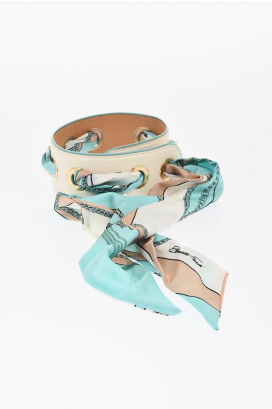  엘리자베타프랜치 와이드 벨트 CT04S02 Y65 White