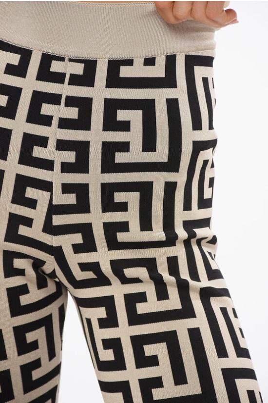  발망 레깅스 WF2PD005K338GFE Beige Nero - BALMAIN