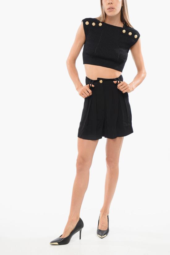  발망 숏팬츠 AF0PA090VB000PA Black - BALMAIN