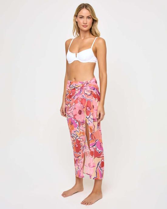  엘스페이스 비치용품 L스페이스 포르텔라 사롱 로스트 인 더 블룸스 - L SPACE