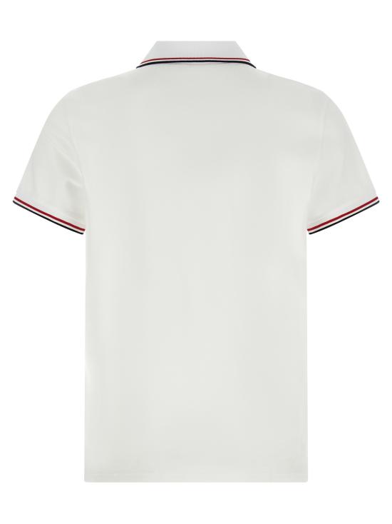 25FW 몽클레어 폴로 티셔츠 K20918A7030084556001 White - MONCLER
