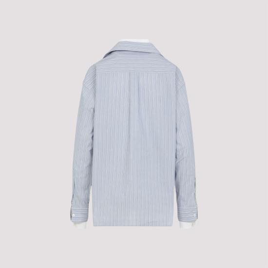 25FW 아크네 스튜디오 블라우스 AC0769 AF2 BLUE WHITE - ACNE STUDIOS