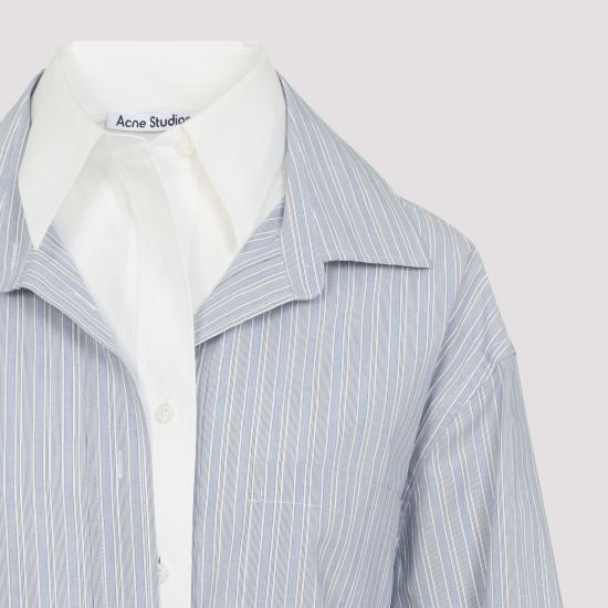 25FW 아크네 스튜디오 블라우스 AC0769 AF2 BLUE WHITE - ACNE STUDIOS