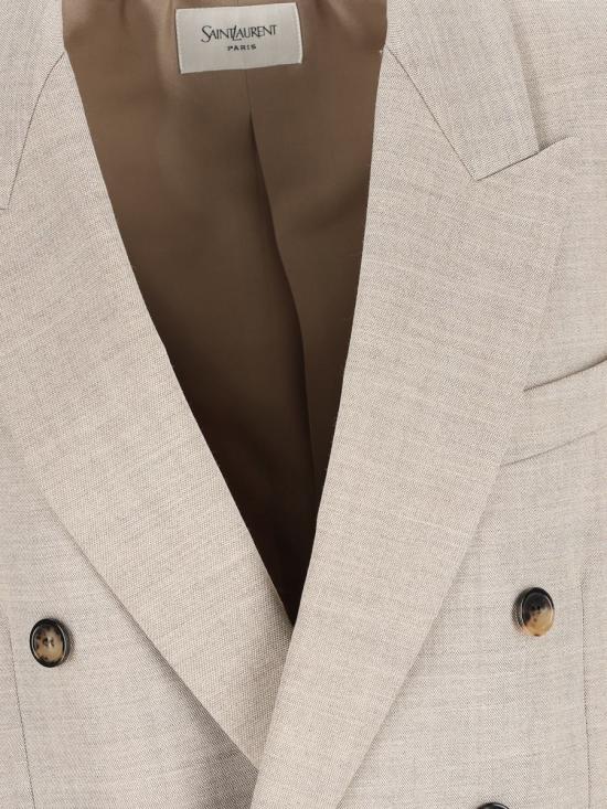 25FW 생로랑 자켓 843367Y5K172148 AI25 BEIGE TAUPE - SAINT LAURENT