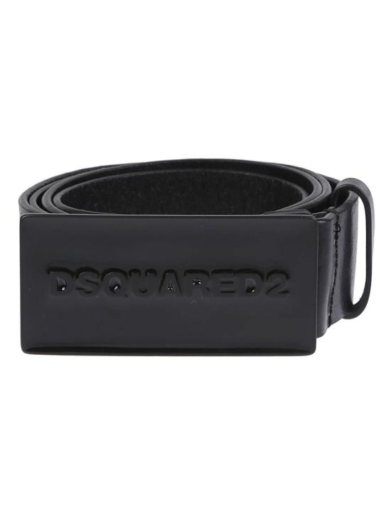25FW 디스퀘어드2 가죽 벨트 BEM0646 12900001 Black