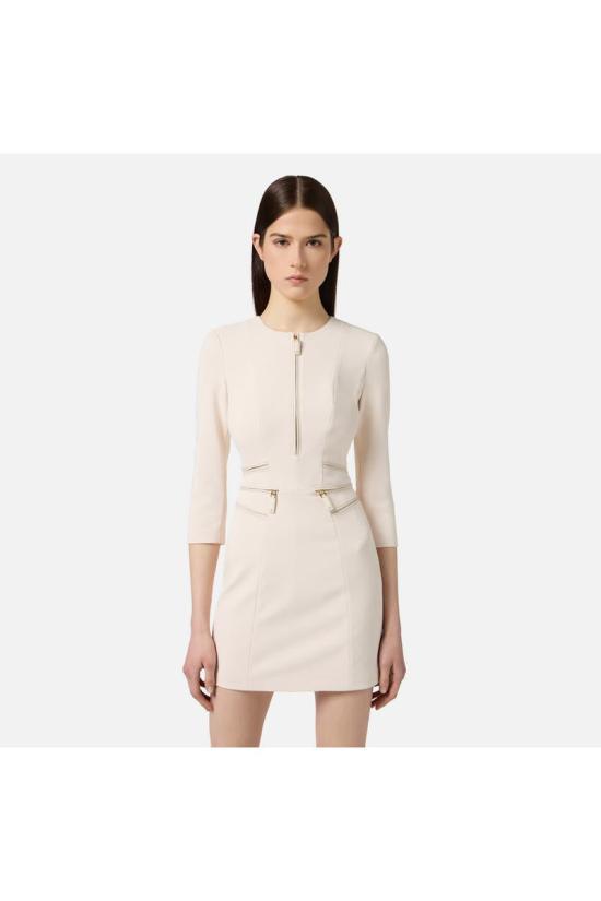 25FW 엘리자베타프랜치 숏 원피스 AB82356E2DZ9 WHITE - ELISABETTA FRANCHI