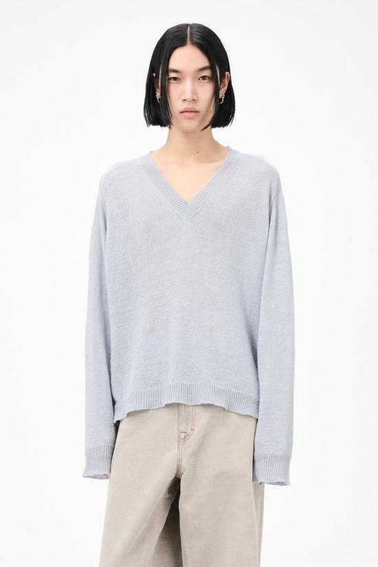 25FW 아워레가시 스웨터 M2253RB 61059 POWDER BLUE CYCLONE LINEN - OUR LEGACY