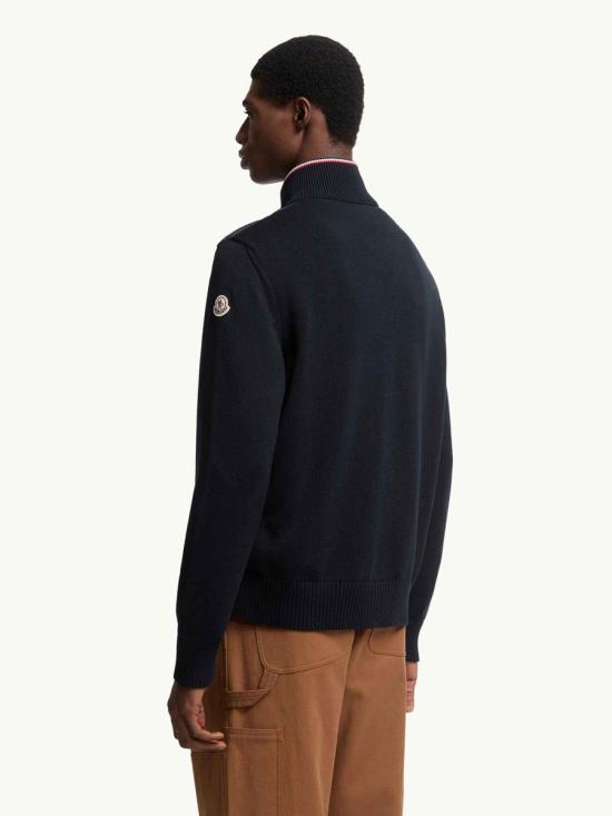 25FW 몽클레어 패딩 집업 코튼 가디건 K20919B00003M1367 776 MIDNIGHT BLUE - MONCLER