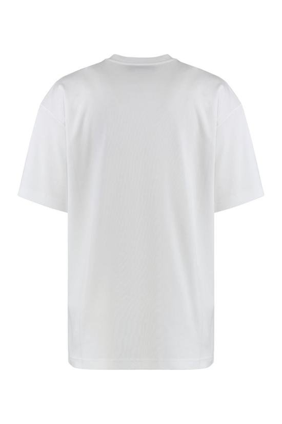 25FW 구찌 로고 코튼 저지 반팔 티셔츠  837959XJHG0 9692 WHITE - GUCCI