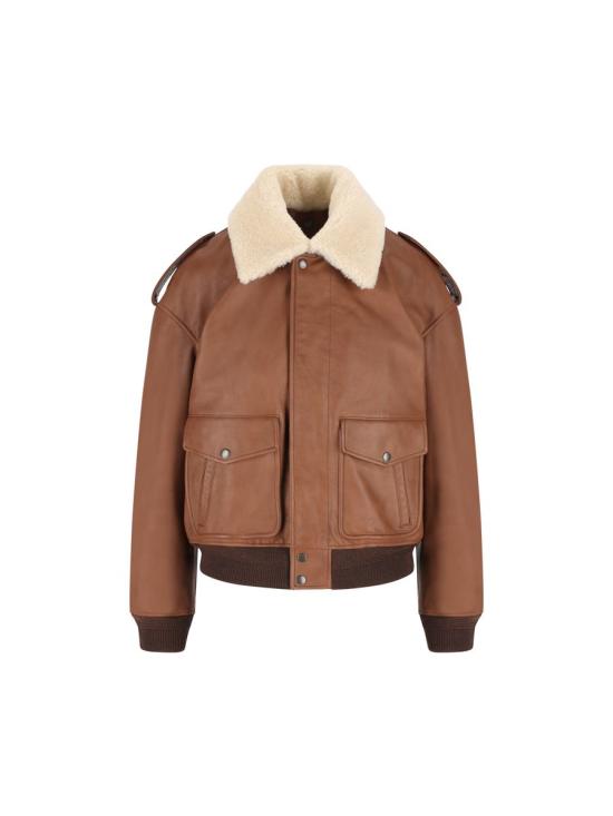 25FW 생로랑 자켓 843525YCTE22146 AI25 MARRON TERRACOTTA