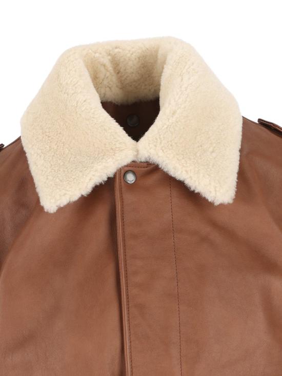 25FW 생로랑 자켓 843525YCTE22146 AI25 MARRON TERRACOTTA - SAINT LAURENT