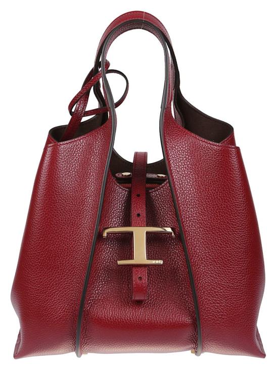 25FW 토즈 T 타임리스 미니 토트백 XBWTSBA9100XSO RED