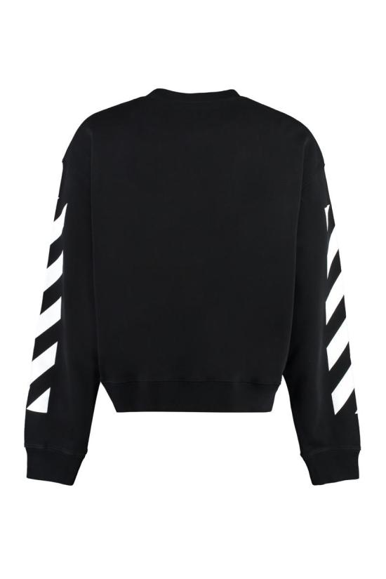  오프화이트 스웨터 OMBA058C99FLE001 1001 Black - OFF WHITE