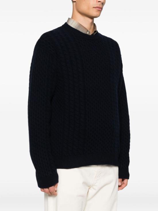 25FW 프라다 스웨터 UMF131SOOO172U F0008 Blue - PRADA