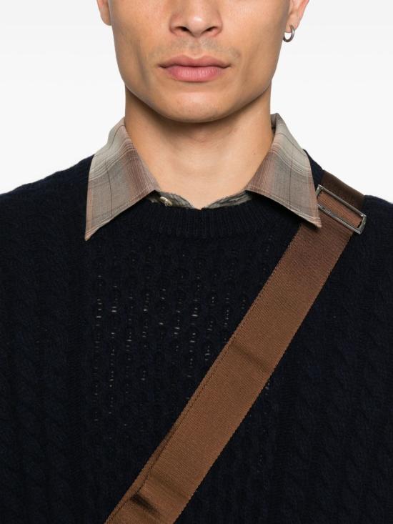 25FW 프라다 스웨터 UMF131SOOO172U F0008 Blue - PRADA