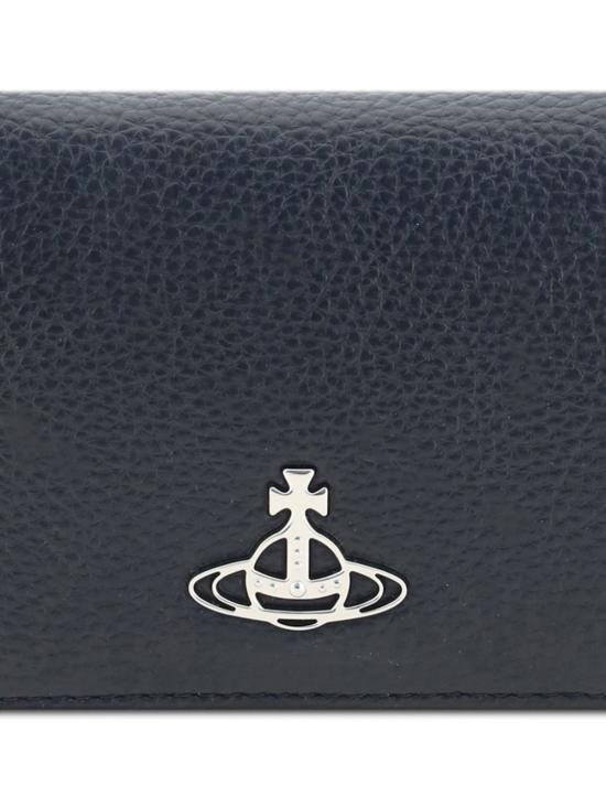 25FW 비비안웨스트우드 반지갑 51150031WS000DN403 BLACK DOM - VIVIENNE WESTWOOD