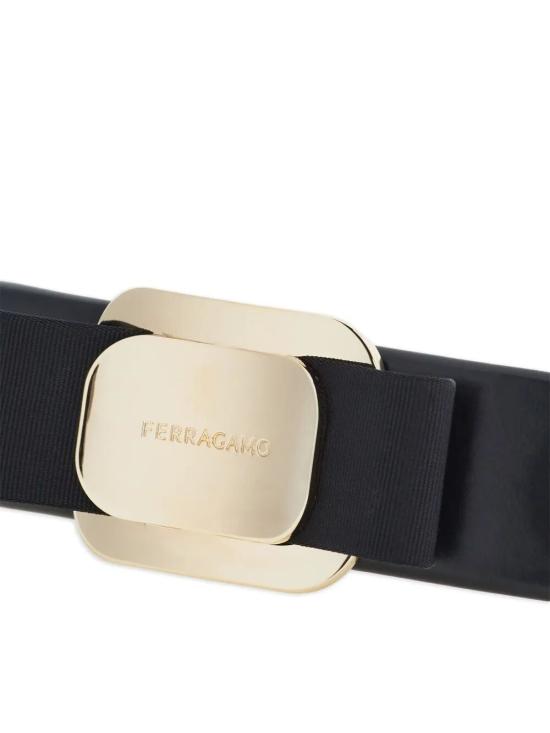 25FW 살바토레 페라가모 헤어 액세서리 340421 0771551 BLACK - SALVATORE FERRAGAMO