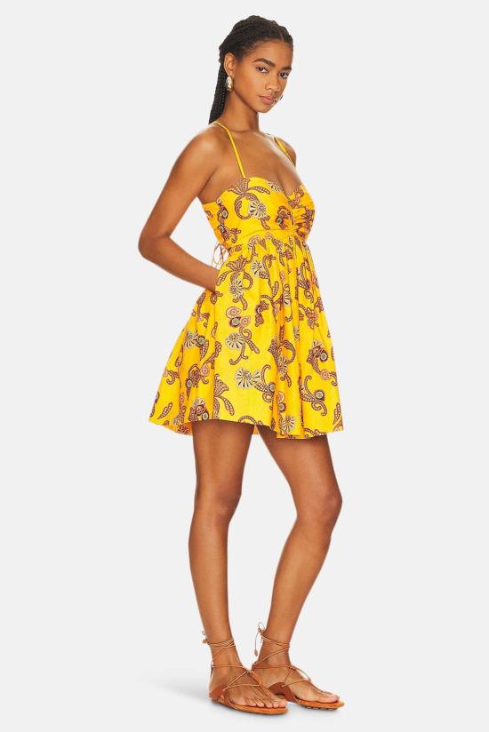  에이엘씨 숏 원피스 A.L.C. 앰브로스 드레스 리모네 멀티 - A.L.C.