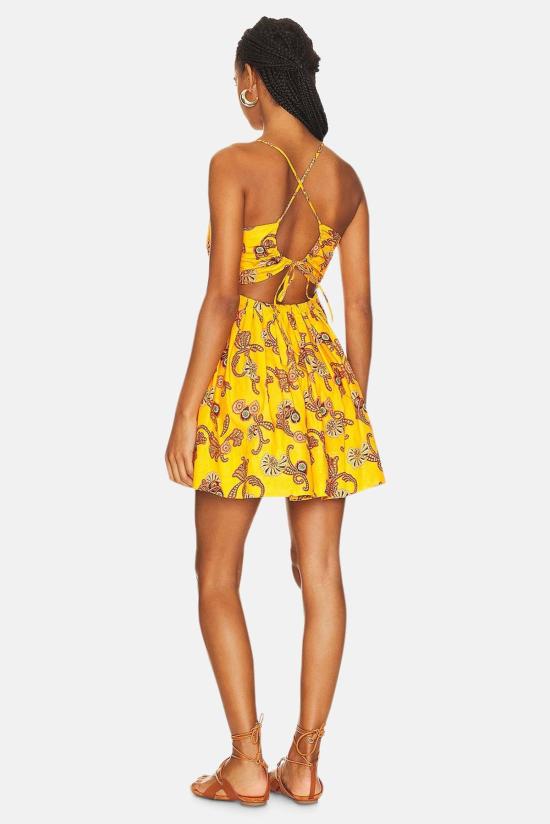  에이엘씨 숏 원피스 A.L.C. 앰브로스 드레스 리모네 멀티 - A.L.C.