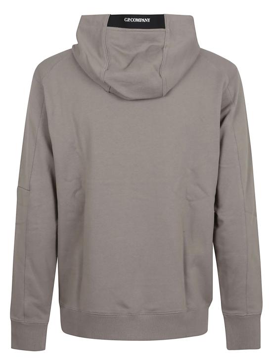 25FW 씨피 컴퍼니 후드 티셔츠 19CMSS714A 005086W 356 FALLEN ROCK - C.P. COMPANY