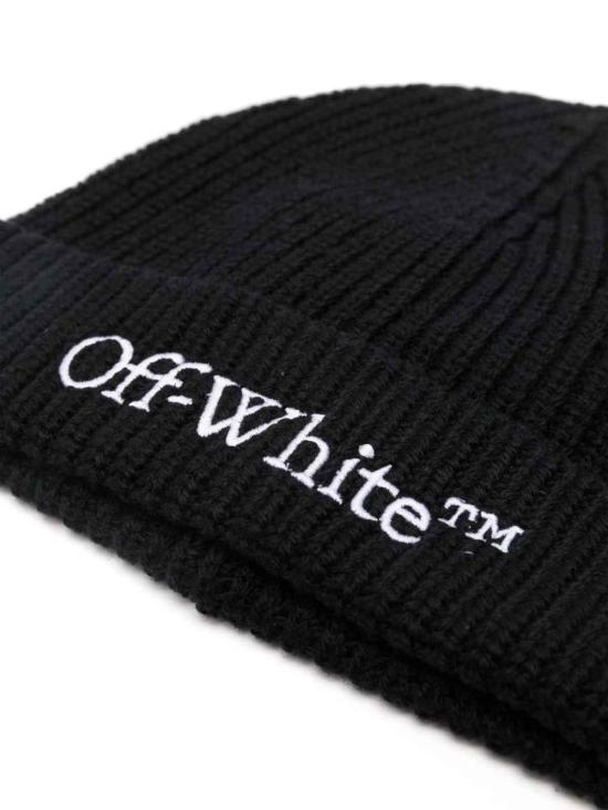  오프화이트 비니 OMLC041C99KNI0031001 Black - OFF WHITE