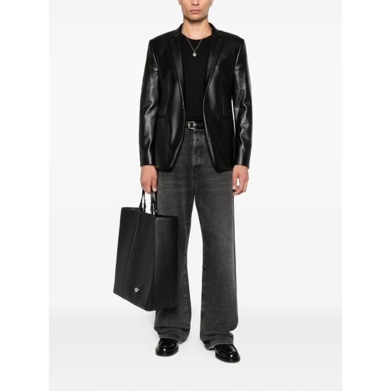 25FW 리버스1949 가죽 자켓 056712177 01 BLACK - REVERES 1949