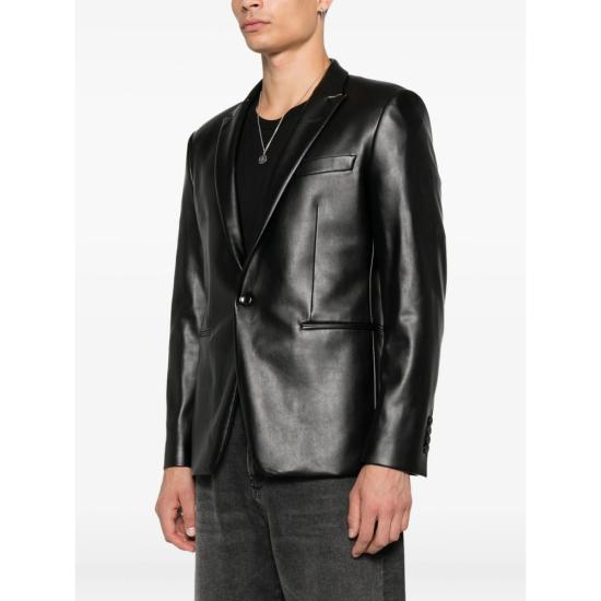 25FW 리버스1949 가죽 자켓 056712177 01 BLACK - REVERES 1949