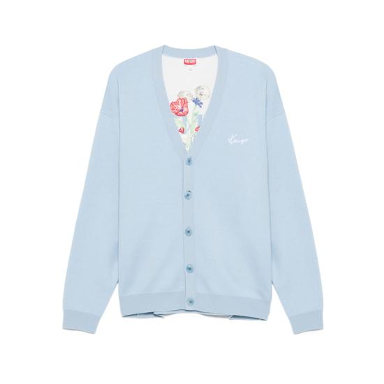 25FW 겐조 가디건 FF65CA7623BG 62A BLUE