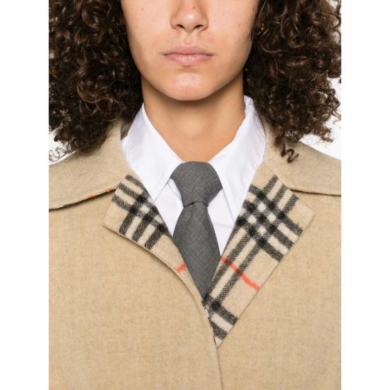 25FW 버버리 리버시블 울 랩 코트 8110900 TUNBRIDGE B9368 NEUTRALS - BURBERRY