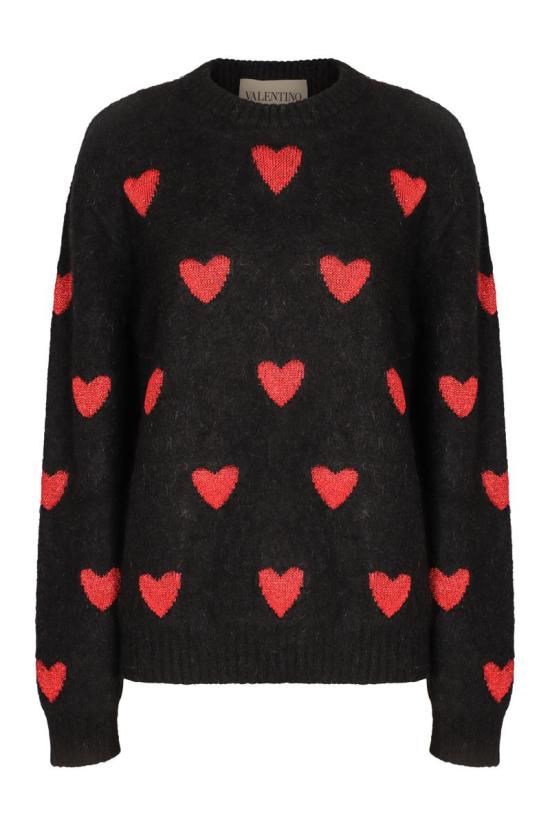 25FW 발렌티노 가라바니 스웨터 VKC34QB0T 0NR Black - VALENTINO GARAVANI