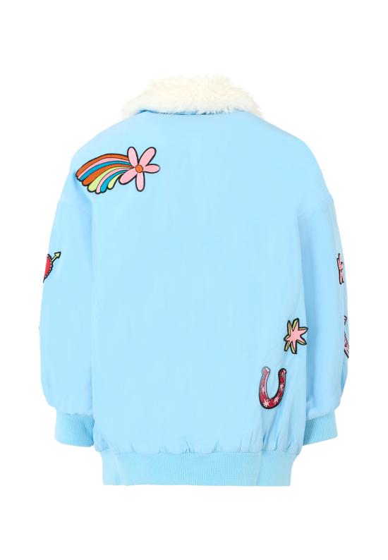 24FW [키즈] 스텔라 맥카트니 자켓 TV2B07 Z2327 60C LIGHT BLUE - STELLA MCCARTNEY