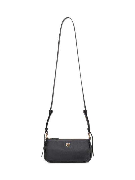 25FW 핑코 숄더백 105069A0QO Z99Q NERO ANTIQUE GOLD