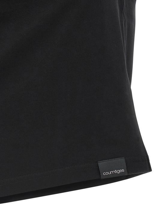 25FW 쿠레쥬 탑 325JTS209JS02339999 Black - COURREGES