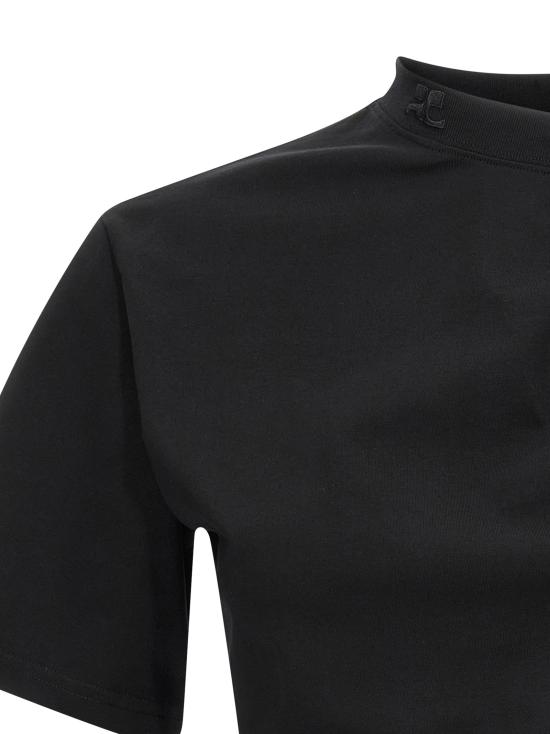 25FW 쿠레쥬 탑 325JTS209JS02339999 Black - COURREGES