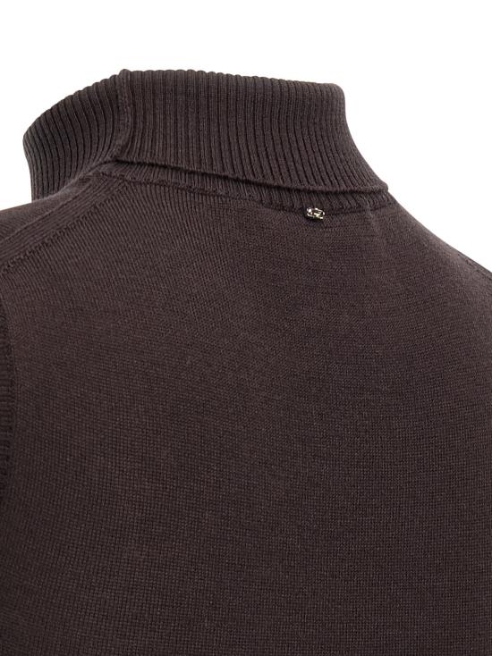 25FW 스포트막스 VERTIGO 베르티고 버진울 슬리브리스 탑  2522366011600006 Brown - SPORTMAX