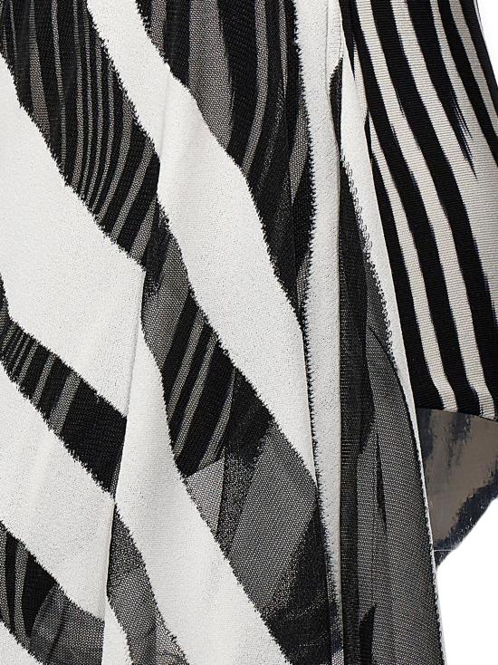  미소니 민소매 티셔츠 DS23SK3FBK026AF9001 White Black - MISSONI