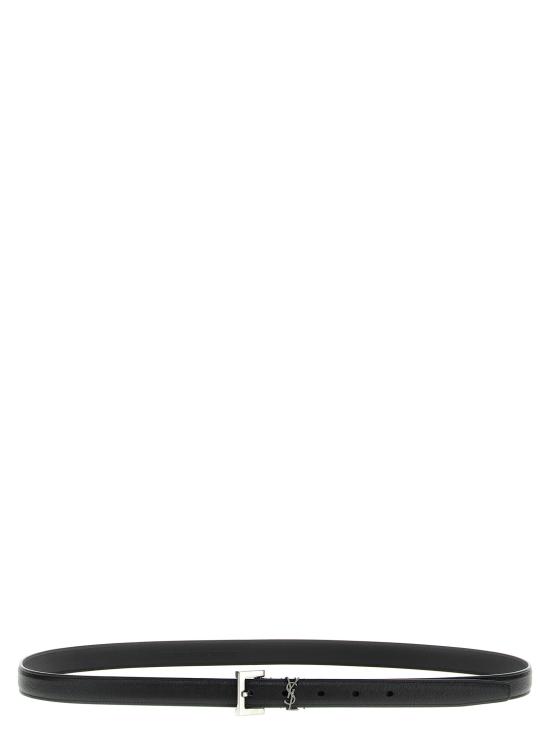 26SS 생로랑 가죽 벨트 612616BRM0E1000 Black