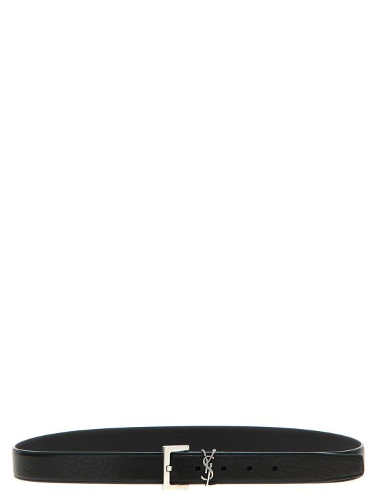 26FW 생로랑 모노그램 벨트 634440AAC8A1000 Black