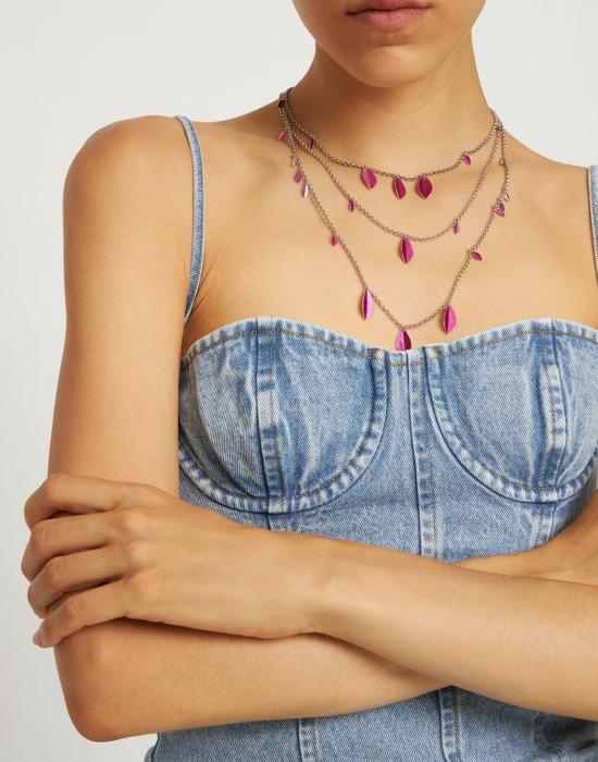 25SS 이자벨마랑 목걸이/팬던트 CO0015FAA1B20B23P PINK - ISABEL MARANT