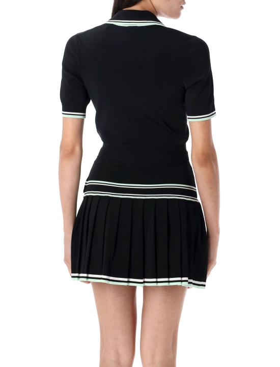 25FW 카사블랑카 반팔 티셔츠 WPF25KW1018 01BLACK - CASABLANCA